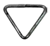 Strong Zinc Plated Metal Triangle Tarpaulin Accessory Article No: 5040T, Designed for Secure and Durable Tarpaulin Attachment with Enhanced Resistance to Abrasion and Weather